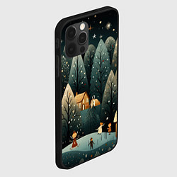Чехол для iPhone 12 Pro Зимняя страна чудес, цвет: 3D-черный — фото 2