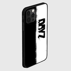 Чехол для iPhone 12 Pro Dayz черно белый ужас, цвет: 3D-черный — фото 2