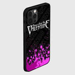 Чехол для iPhone 12 Pro Bullet For My Valentine rock legends посередине, цвет: 3D-черный — фото 2