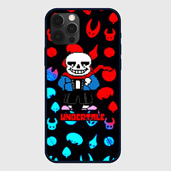 Чехол для iPhone 12 Pro Undertale роглайк, цвет: 3D-черный