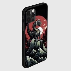 Чехол для iPhone 12 Pro Дракон хрустальных льдов, цвет: 3D-черный — фото 2