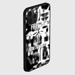 Чехол для iPhone 12 Pro The last of us логотипы, цвет: 3D-черный — фото 2
