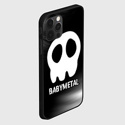 Чехол для iPhone 12 Pro Babymetal glitch на темном фоне, цвет: 3D-черный — фото 2