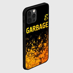 Чехол для iPhone 12 Pro Garbage - gold gradient посередине, цвет: 3D-черный — фото 2