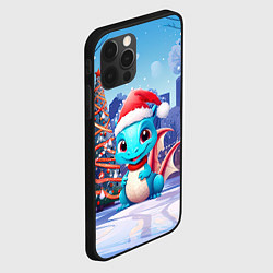 Чехол для iPhone 12 Pro Маленький дракон зимнего чуда, цвет: 3D-черный — фото 2