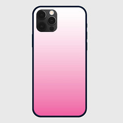 Чехол для iPhone 12 Pro Розовый рассвет градиент, цвет: 3D-черный