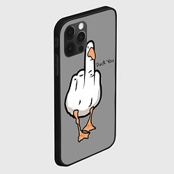 Чехол для iPhone 12 Pro Duck you, цвет: 3D-черный — фото 2