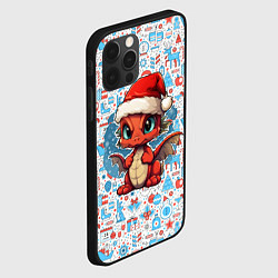 Чехол для iPhone 12 Pro 2024 год дракона, цвет: 3D-черный — фото 2