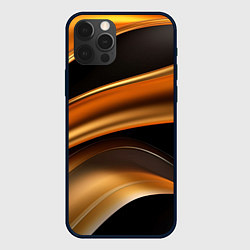 Чехол для iPhone 12 Pro Yellow black style, цвет: 3D-черный