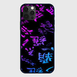 Чехол для iPhone 12 Pro Tokyos Revenge neon logo, цвет: 3D-черный