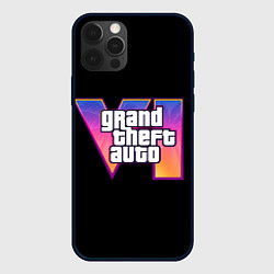 Чехол для iPhone 12 Pro Grand Theft Auto 6, цвет: 3D-черный
