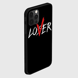 Чехол для iPhone 12 Pro Lover loser, цвет: 3D-черный — фото 2