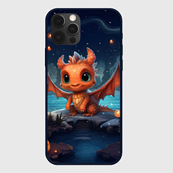 Чехол для iPhone 12 Pro Ледяной властелин дракон, цвет: 3D-черный