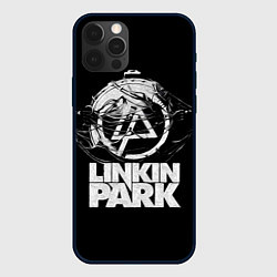 Чехол для iPhone 12 Pro Linkin Park рэп-метал, цвет: 3D-черный