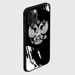 Чехол для iPhone 12 Pro Герб великой страны Россия краски, цвет: 3D-черный — фото 2