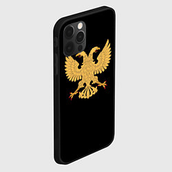 Чехол для iPhone 12 Pro Двуглавый орёл символика России, цвет: 3D-черный — фото 2