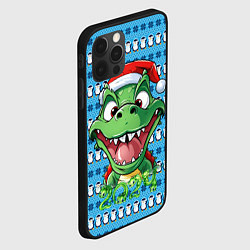 Чехол для iPhone 12 Pro Счастливый дракон символ года, цвет: 3D-черный — фото 2