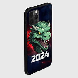 Чехол для iPhone 12 Pro Злой дракон 2024, цвет: 3D-черный — фото 2