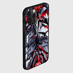 Чехол для iPhone 12 Pro Адская красная броня, цвет: 3D-черный — фото 2