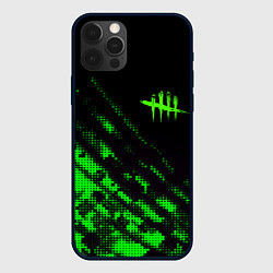 Чехол для iPhone 12 Pro Dead by daylight green neon, цвет: 3D-черный