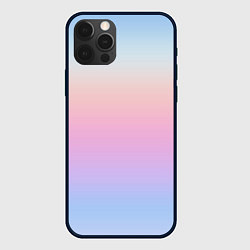 Чехол для iPhone 12 Pro Легкий голографический градиент, цвет: 3D-черный