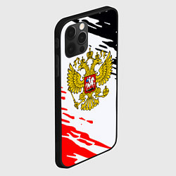 Чехол для iPhone 12 Pro Россия имперские краски текстура, цвет: 3D-черный — фото 2