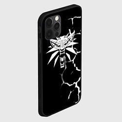 Чехол для iPhone 12 Pro The witcher текстура, цвет: 3D-черный — фото 2