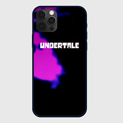 Чехол для iPhone 12 Pro Undertale neon splash, цвет: 3D-черный