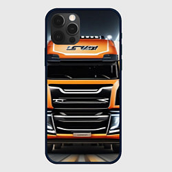 Чехол для iPhone 12 Pro Дальнобойщики, цвет: 3D-черный