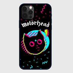 Чехол для iPhone 12 Pro Motorhead - rock star cat, цвет: 3D-черный