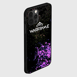Чехол для iPhone 12 Pro Warframe брызги неоновых красок, цвет: 3D-черный — фото 2