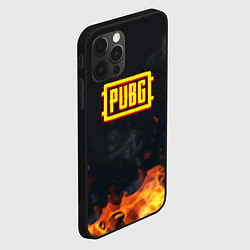 Чехол для iPhone 12 Pro Pubg fire abstraction, цвет: 3D-черный — фото 2