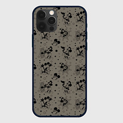 Чехол для iPhone 12 Pro Микки Маус матрос - паттерн, цвет: 3D-черный