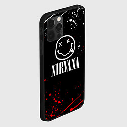 Чехол для iPhone 12 Pro Nirvana брызги красок, цвет: 3D-черный — фото 2