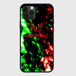 Чехол для iPhone 12 Pro Valorant flame fire, цвет: 3D-черный