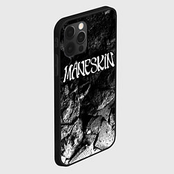 Чехол для iPhone 12 Pro Maneskin black graphite, цвет: 3D-черный — фото 2