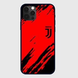 Чехол для iPhone 12 Pro Juventus краски спорт фк, цвет: 3D-черный