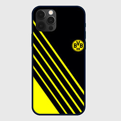 Чехол для iPhone 12 Pro Borussia sport line uniform, цвет: 3D-черный