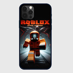 Чехол для iPhone 12 Pro Lethal Company x Roblox, цвет: 3D-черный