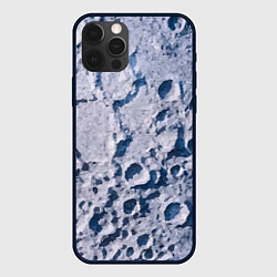 Чехол для iPhone 12 Pro Кратеры на Луне - star dust, цвет: 3D-черный