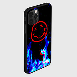 Чехол для iPhone 12 Pro Nirvana flame, цвет: 3D-черный — фото 2