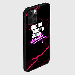 Чехол для iPhone 12 Pro GTA storm vice city, цвет: 3D-черный — фото 2