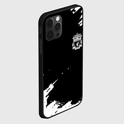 Чехол для iPhone 12 Pro Ливерпуль краски, цвет: 3D-черный — фото 2