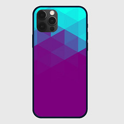 Чехол для iPhone 12 Pro Geometry polygonal psy, цвет: 3D-черный