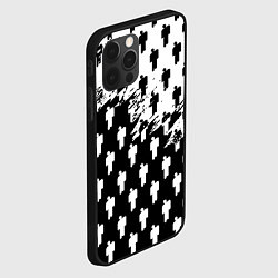 Чехол для iPhone 12 Pro Billie Eilish pattern black, цвет: 3D-черный — фото 2