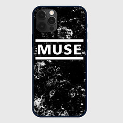 Чехол для iPhone 12 Pro Muse black ice, цвет: 3D-черный