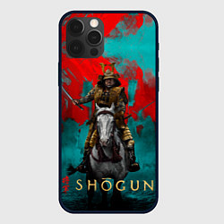 Чехол для iPhone 12 Pro Сегун на коне, цвет: 3D-черный