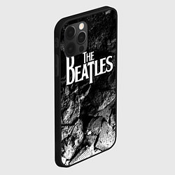 Чехол для iPhone 12 Pro The Beatles black graphite, цвет: 3D-черный — фото 2