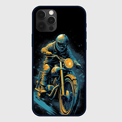 Чехол iPhone 12 Pro Ночной мотокросс