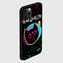 Чехол для iPhone 12 Pro Sex Pistols - rock star cat, цвет: 3D-черный — фото 2